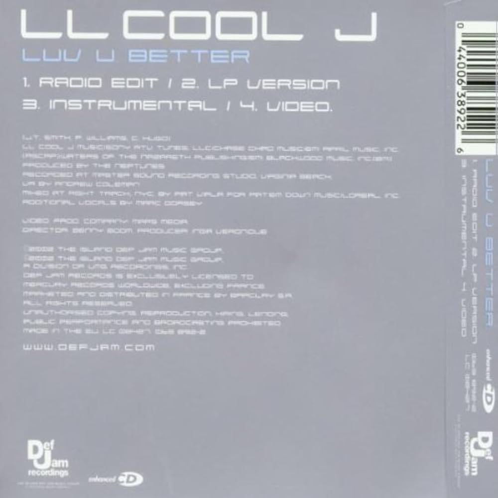 Amazon.com: Luv U Better: 0044006389226: Ll Cool J: Books